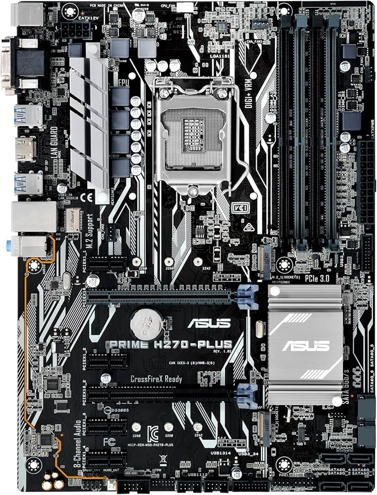Amazon | ASUSTeK Intel H270搭載 マザーボード LGA1151対応 PRIME