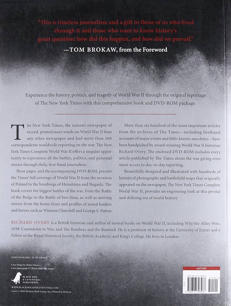 NEW YORK TIMES COMPLETE WORLD WAR II: The Coverage of the Entire