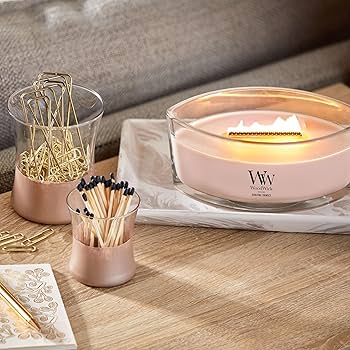 Amazon.com: WoodWick Ellipse Scented Candle Vanilla & Sea Salt
