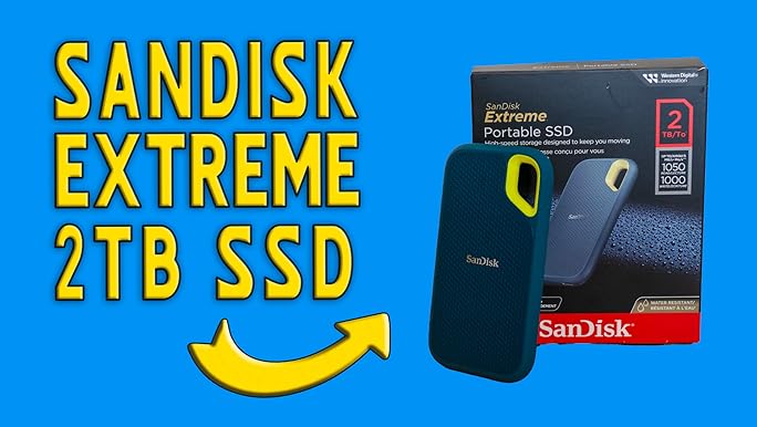 Amazon.com: SanDisk 1TB Extreme Portable SSD - Up to 1050MB/s, USB