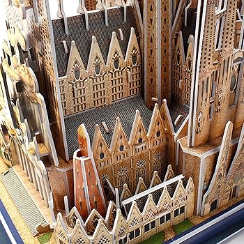 Amazon | バルセロナサグラダファミリア3Dパズルナショナルジオ