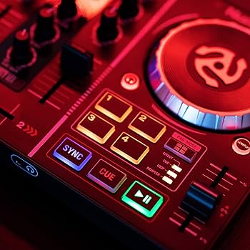 Numark Party Mix | Beginners DJ Controller Set for Serato DJ with