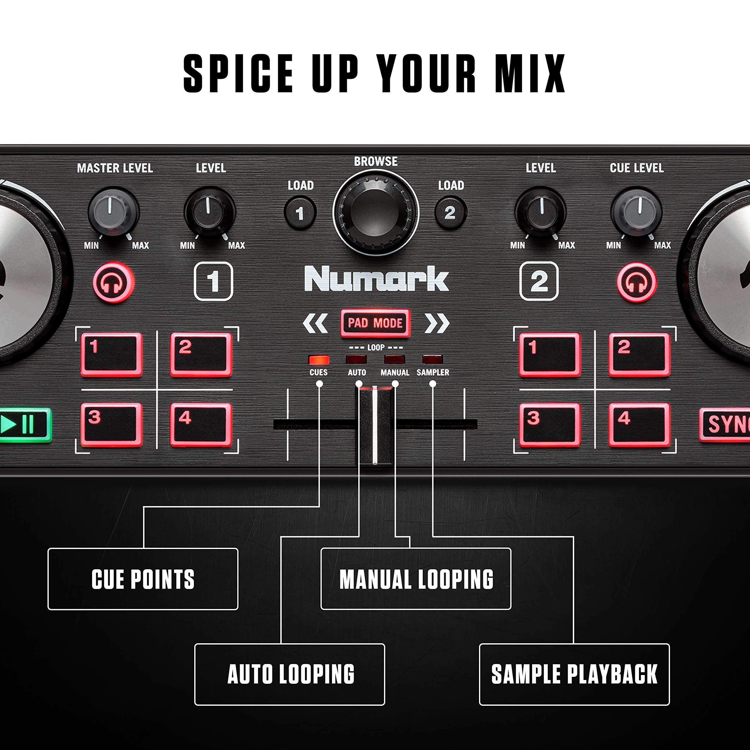 Amazon.co.jp: Numark DJコントローラーとモニタースピーカーのセット