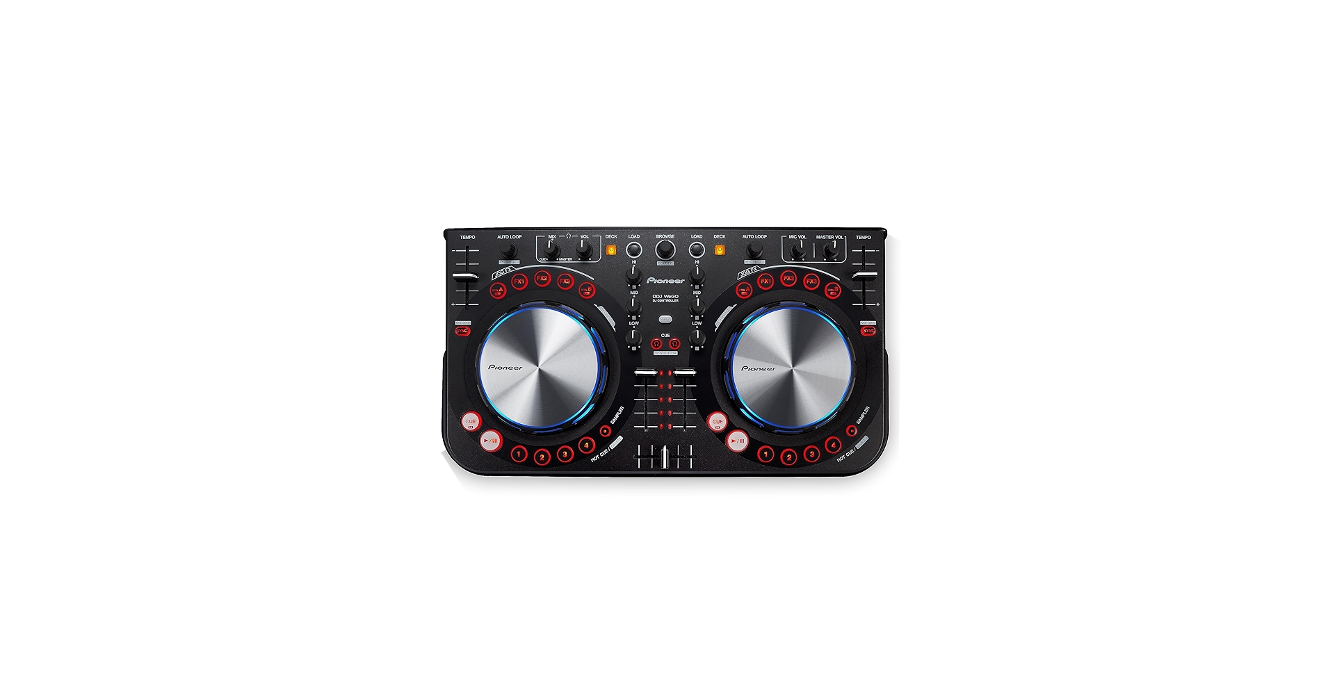Amazon.com: Pioneer DDJ Series DDJ-WeGO BLK Digital DJ Controller