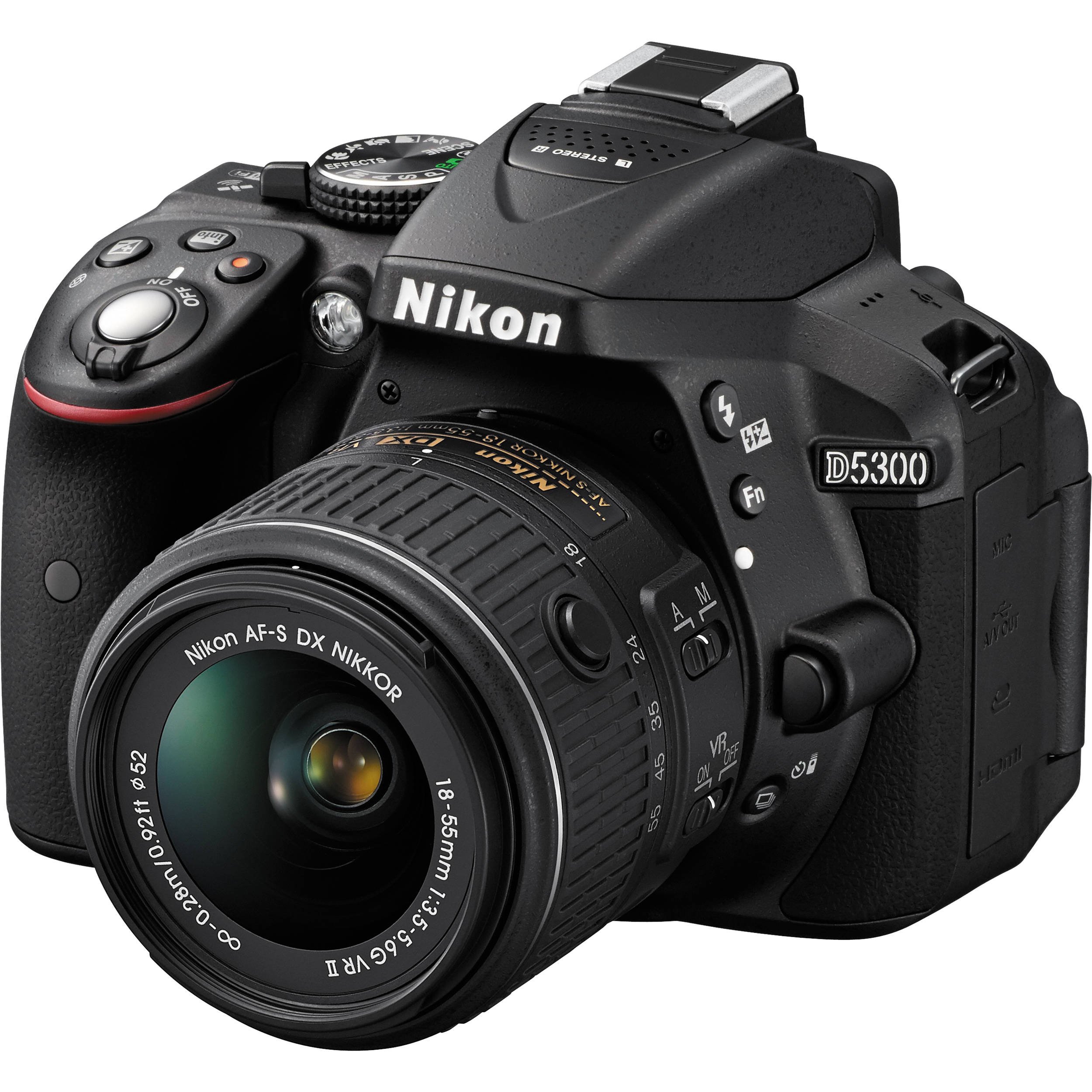 Amazon.com : Nikon D5300 24.2 MP CMOS Digital SLR Camera with 18