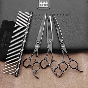 Amazon.co.jp: 滑らないブラックマイクロ セットシザー カットシザー+