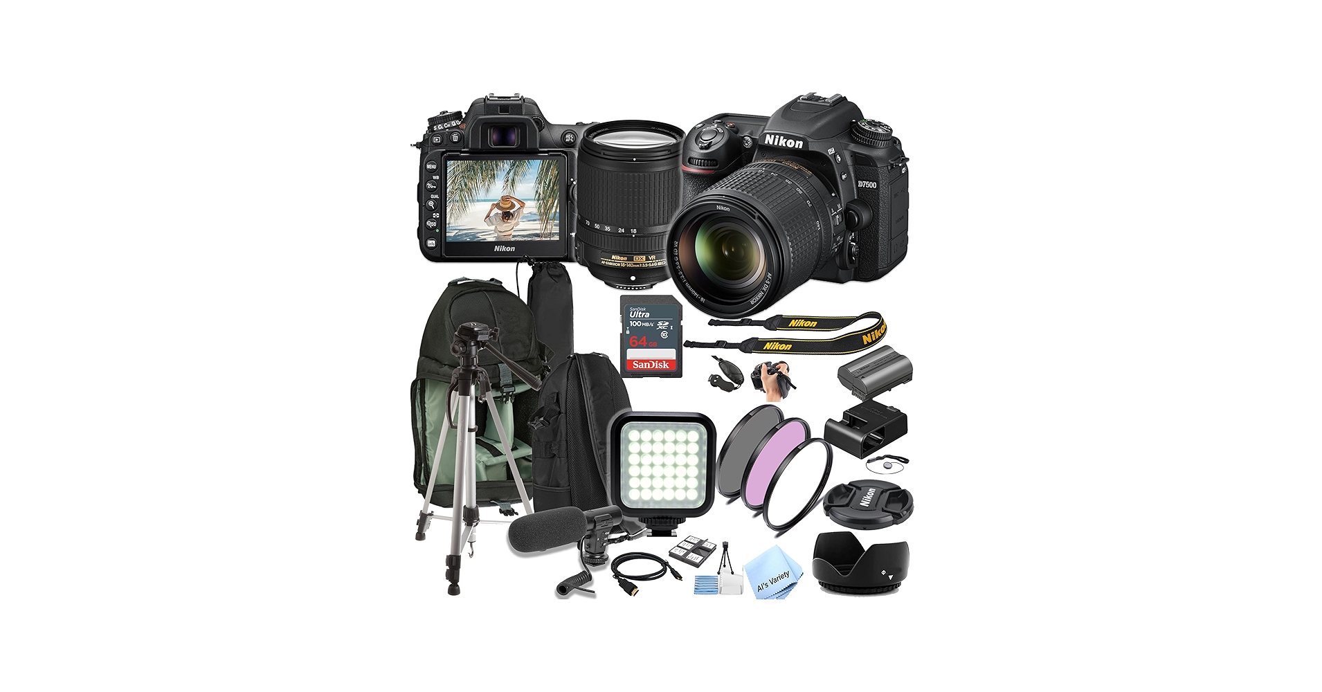 Amazon.com : Nikon D7500 DSLR Camera Kit with 18-140mm VR Lens