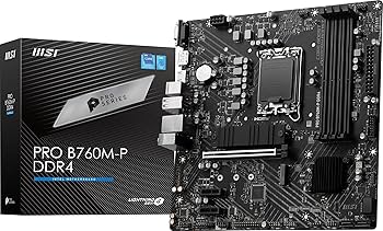 MSI PRO B760M-P DDR4 (Supports 12th/13th Gen Intel Processors, LGA