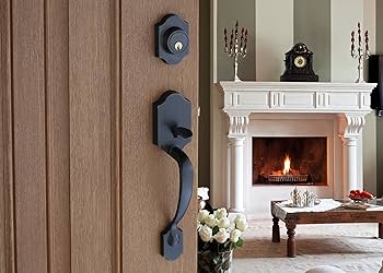 Copper Creek HZ2610XCK-TB Heritage Front Entrance Handleset in