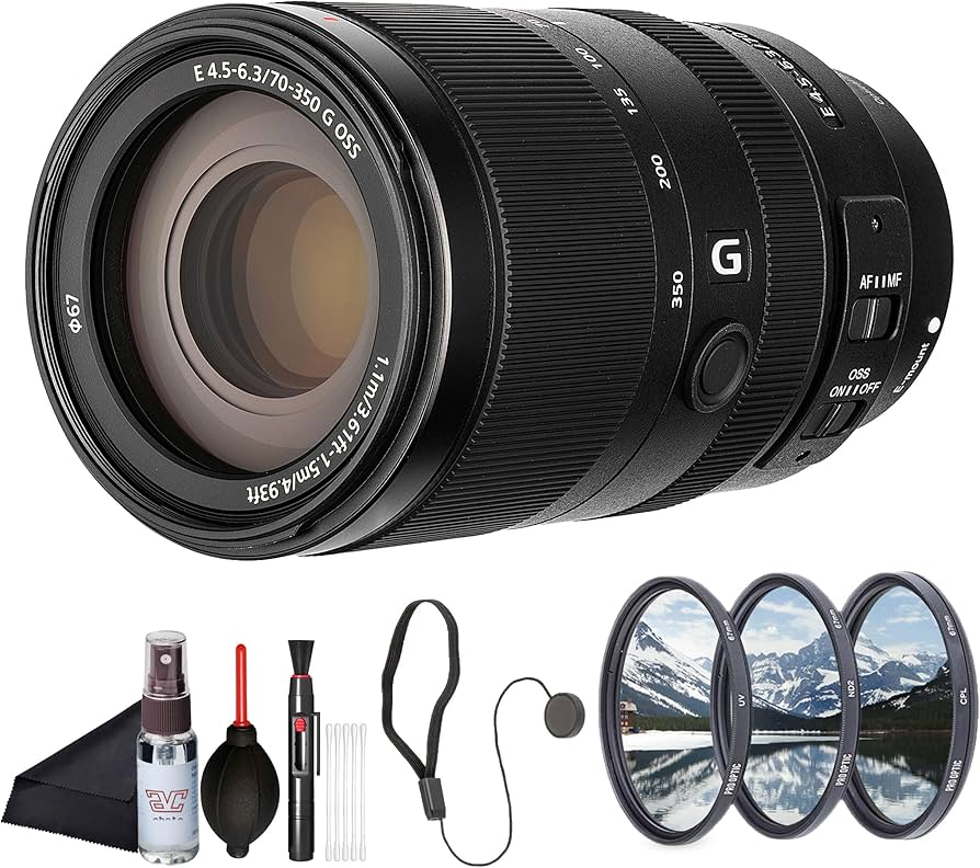 Amazon.com : Sony E 70–350mm F4.5–6.3 G OSS Super-Telephoto Zoom