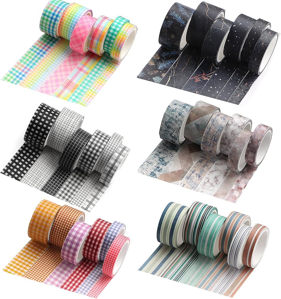 Amazon | PBM 36巻セット シンプルデザインマスキングテープセット