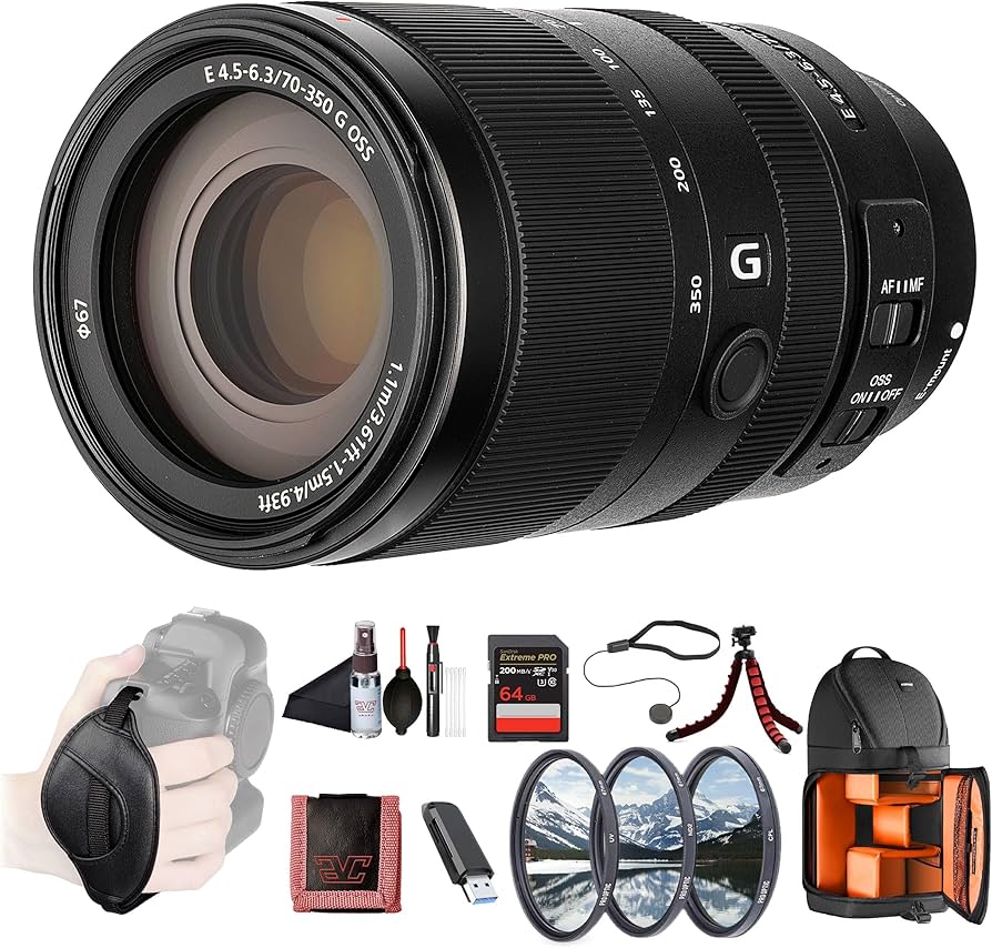 Amazon.com : Sony E 70–350mm F4.5–6.3 G OSS Super-Telephoto Zoom