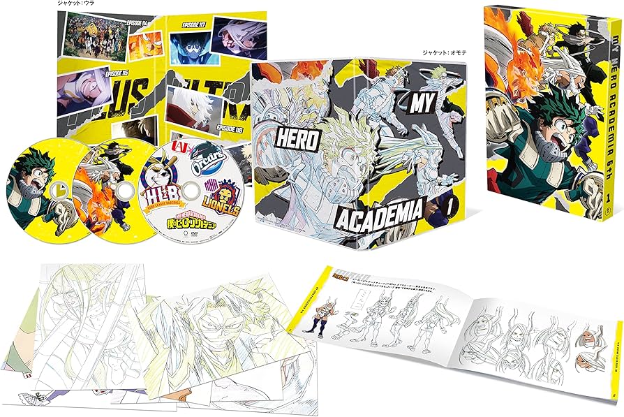 Amazon.co.jp: 僕のヒーローアカデミア6th DVD Vol.1 初回生産限定版