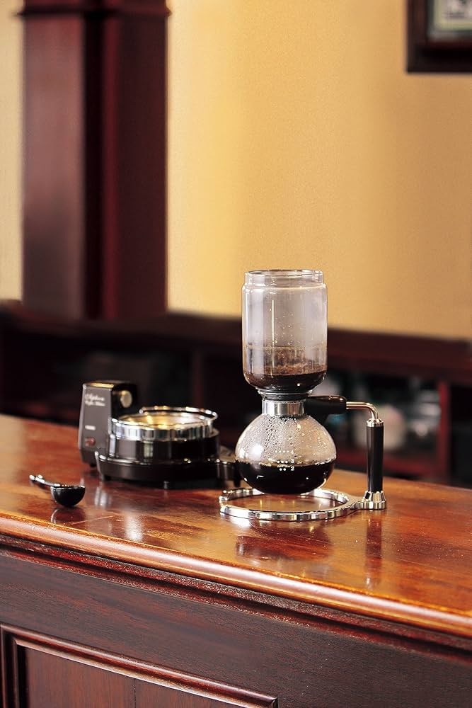 Amazon | TWINBIRD サイフォン式コーヒーメーカー ダークブラウン CM