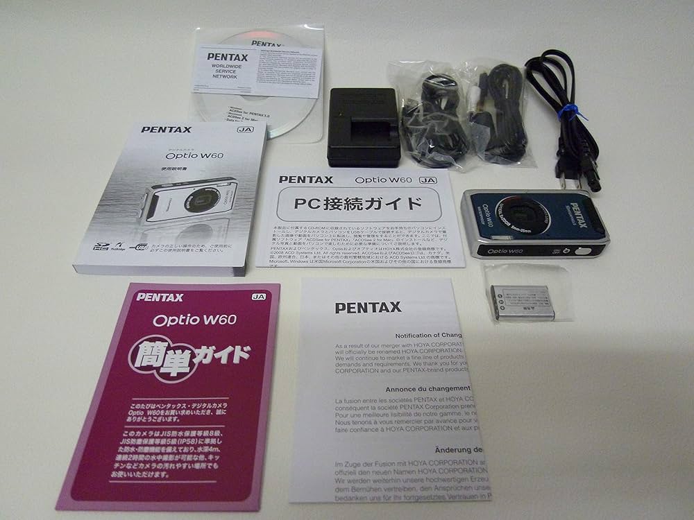 Amazon | PENTAX デジタルカメラ OPTIO (オプティオ) W60 オーシャン