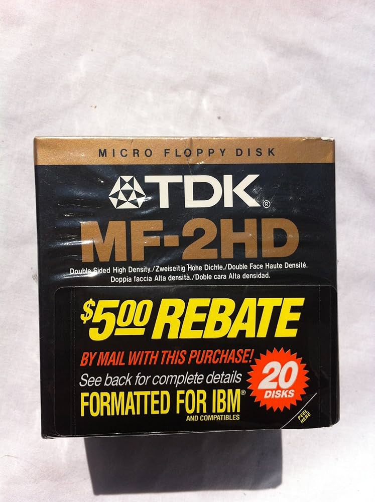 Amazon.com: TDK MF-2HD Floppy Disks - 20 Pack : Electronics