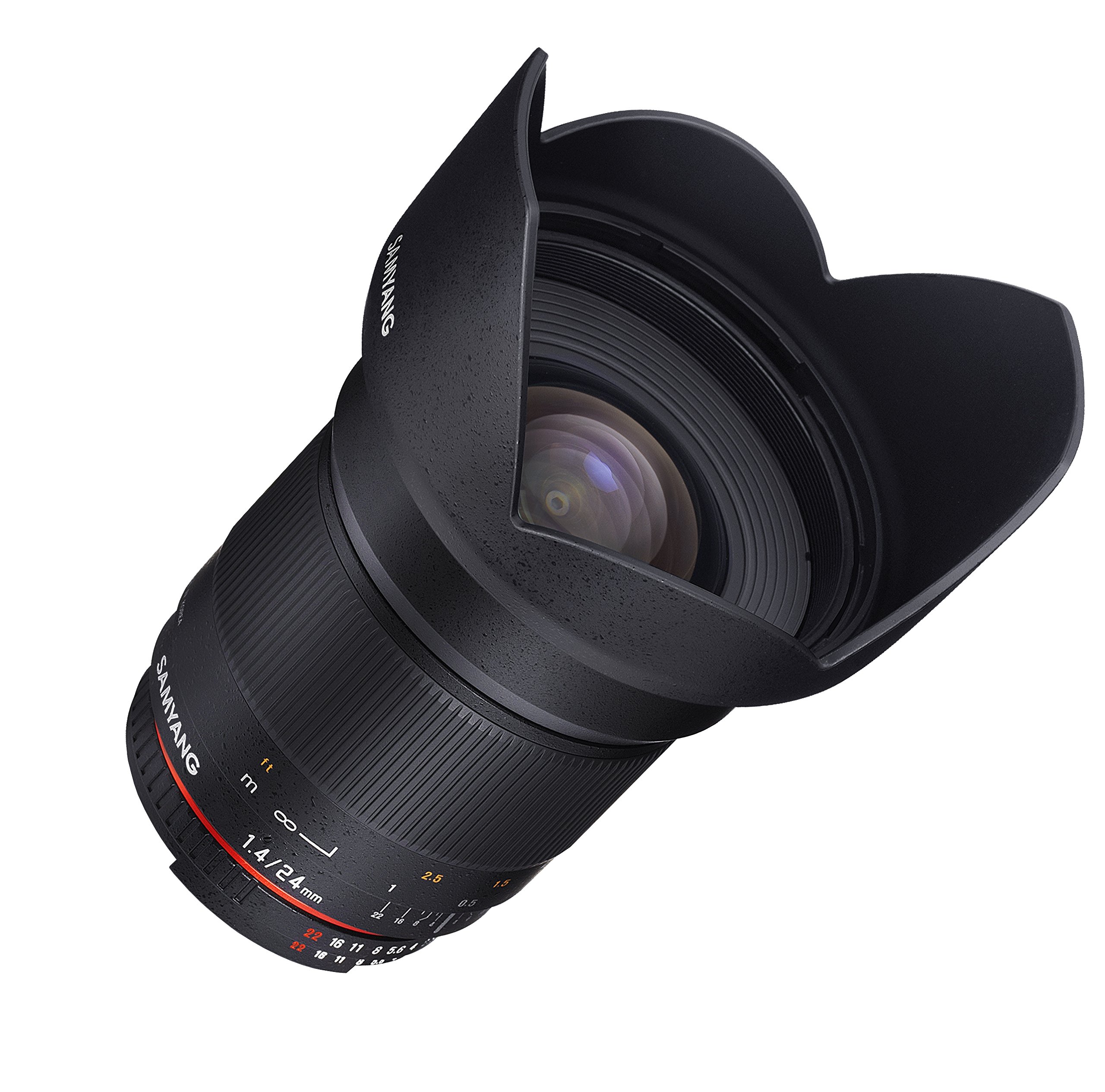 Amazon.co.jp: SAMYANG 単焦点広角レンズ 24mm F1.4 ニコン AE用 フル