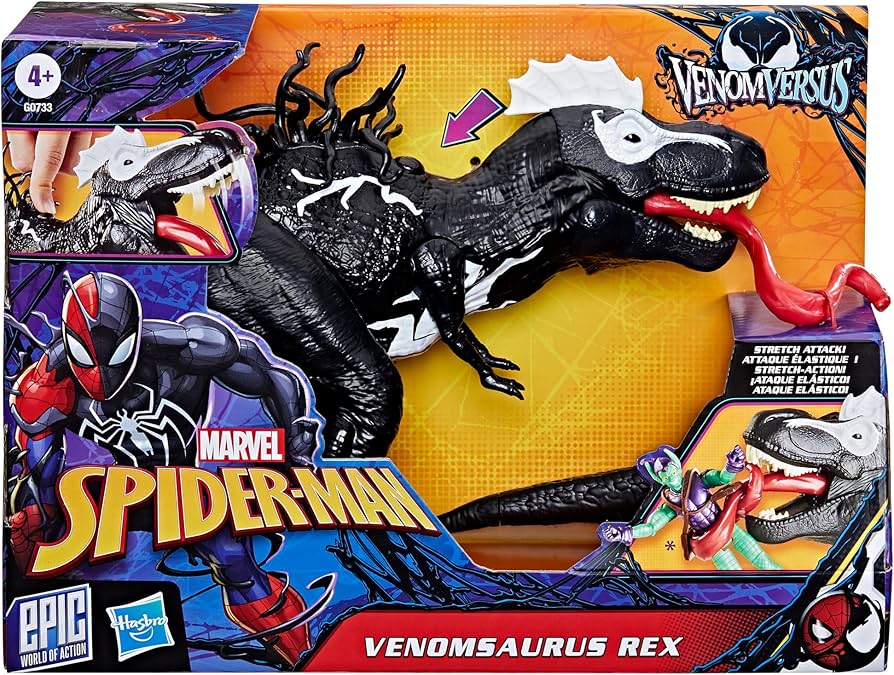 Amazon.com: Spider-Man Marvel Epic World of Action VenomVersus