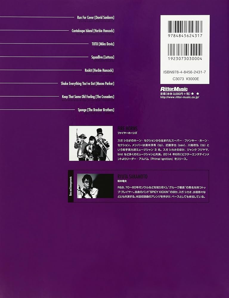 ジャズファンク・セッション・スタンダード・スコアVol.2 (CD付