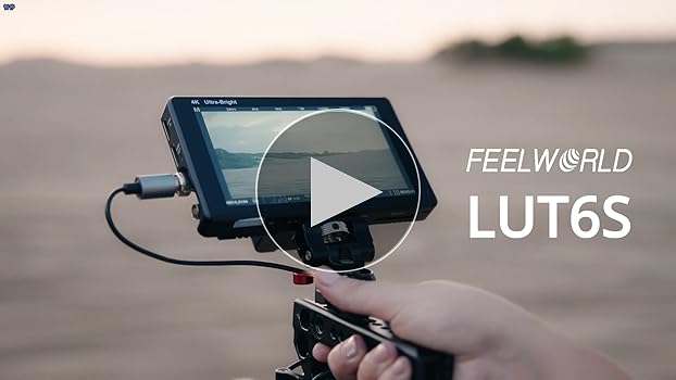 Amazon.com : FEELWORLD LUT6S 6 Inch SDI 2600nits HDR 3D LUT Touch