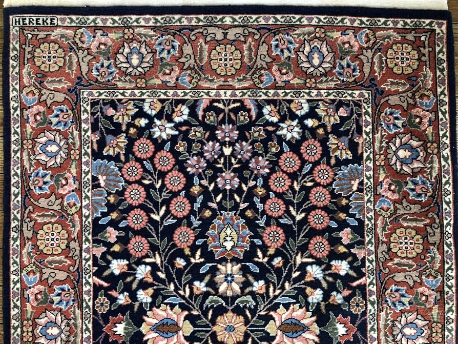 Amazon | トルコ製 ウール 手織り絨毯 ラグ 115×78cm アクセントサイズ