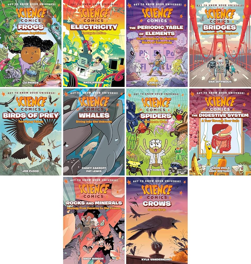 Science Comics: Get to Know Your Universe! 10-Book Collection