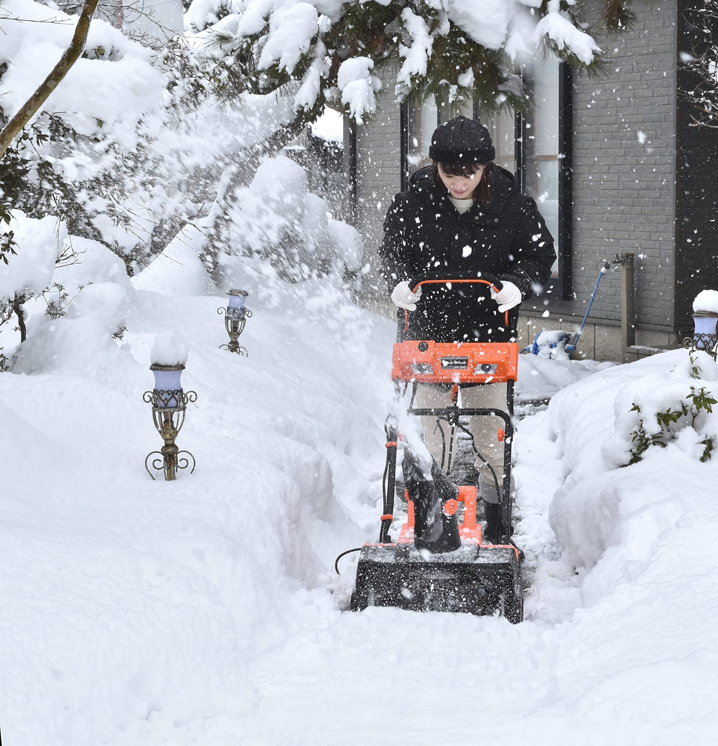 Amazon.co.jp: 電動除雪機【スノーホエール】ハイパワー1500W ［20