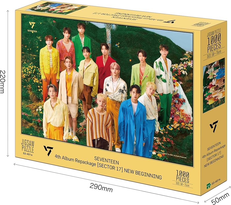 Amazon | エポック社 1000ピース ジグソーパズル SEVENTEEN SEVENTEEN