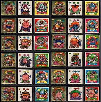 Amazon.co.jp: 旧ビックリマン シール チョコ版 第9弾 3すくみコンプ