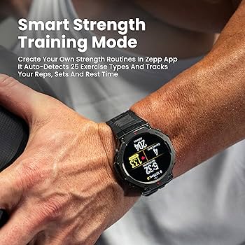 Amazfit T-Rex 3 Rugged/Military Smart Watch 48mm, 27 Day Battery