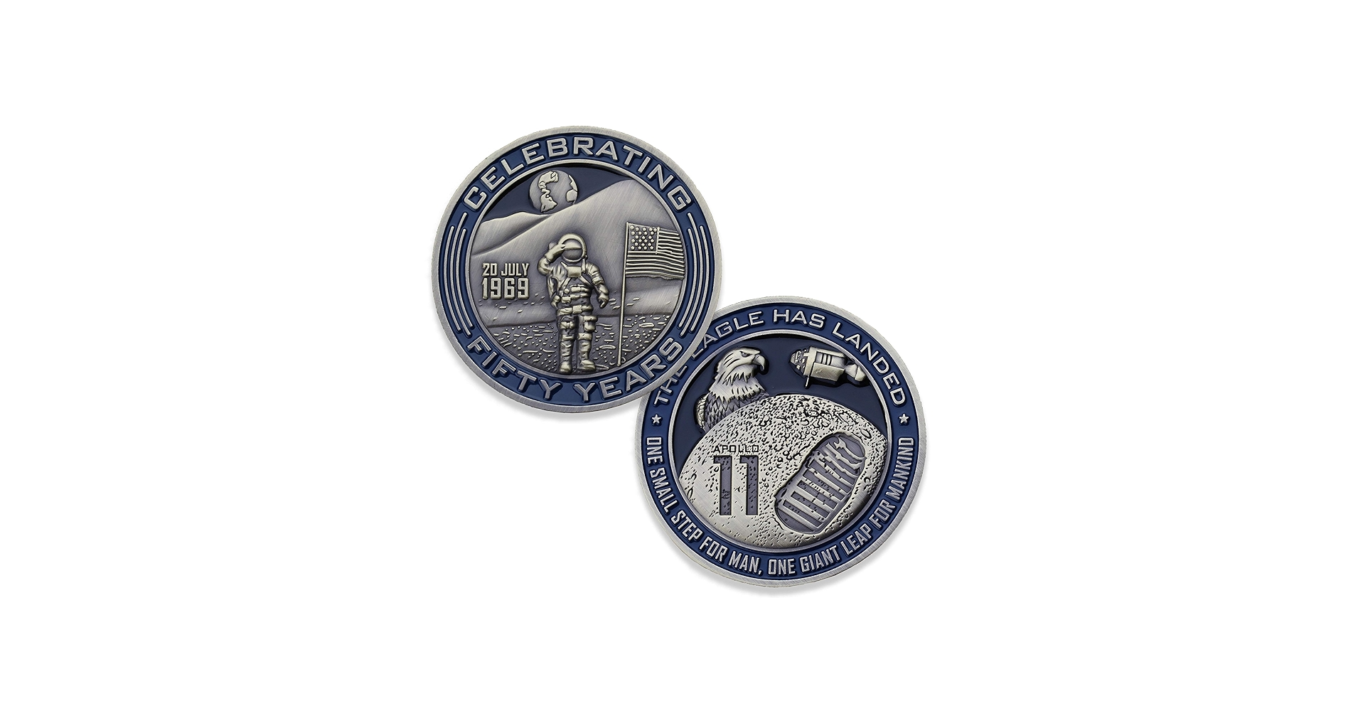 Amazon.com: Apollo 11 NASA Challenge Coin - The Eagle Has Landed