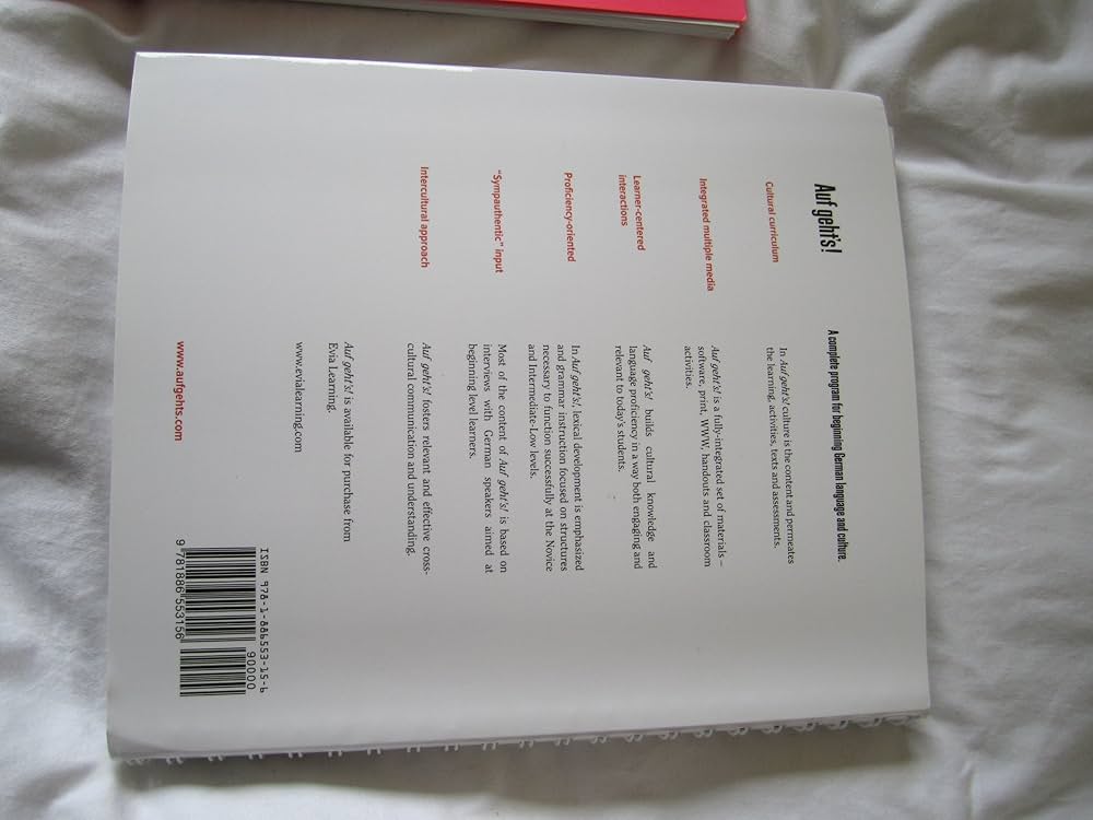 Amazon.com: Auf Geht's! Beginning German Language and Culture