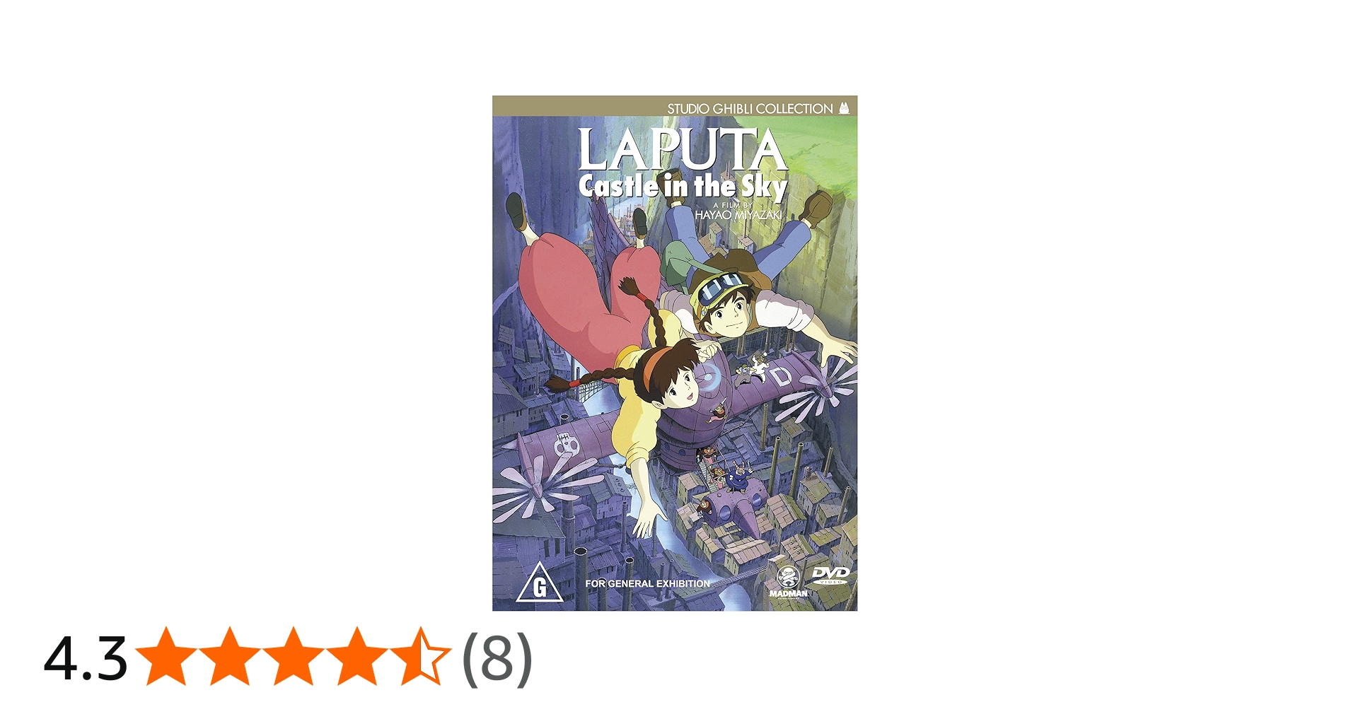 Laputa: Castle In The Sky (DVD) : Hayao Miyazaki, Cloris Leachman