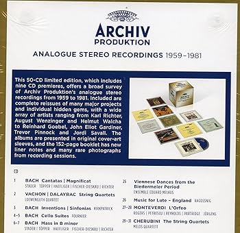 Amazon.co.jp: Archiv Produktion Vol.2: ミュージック