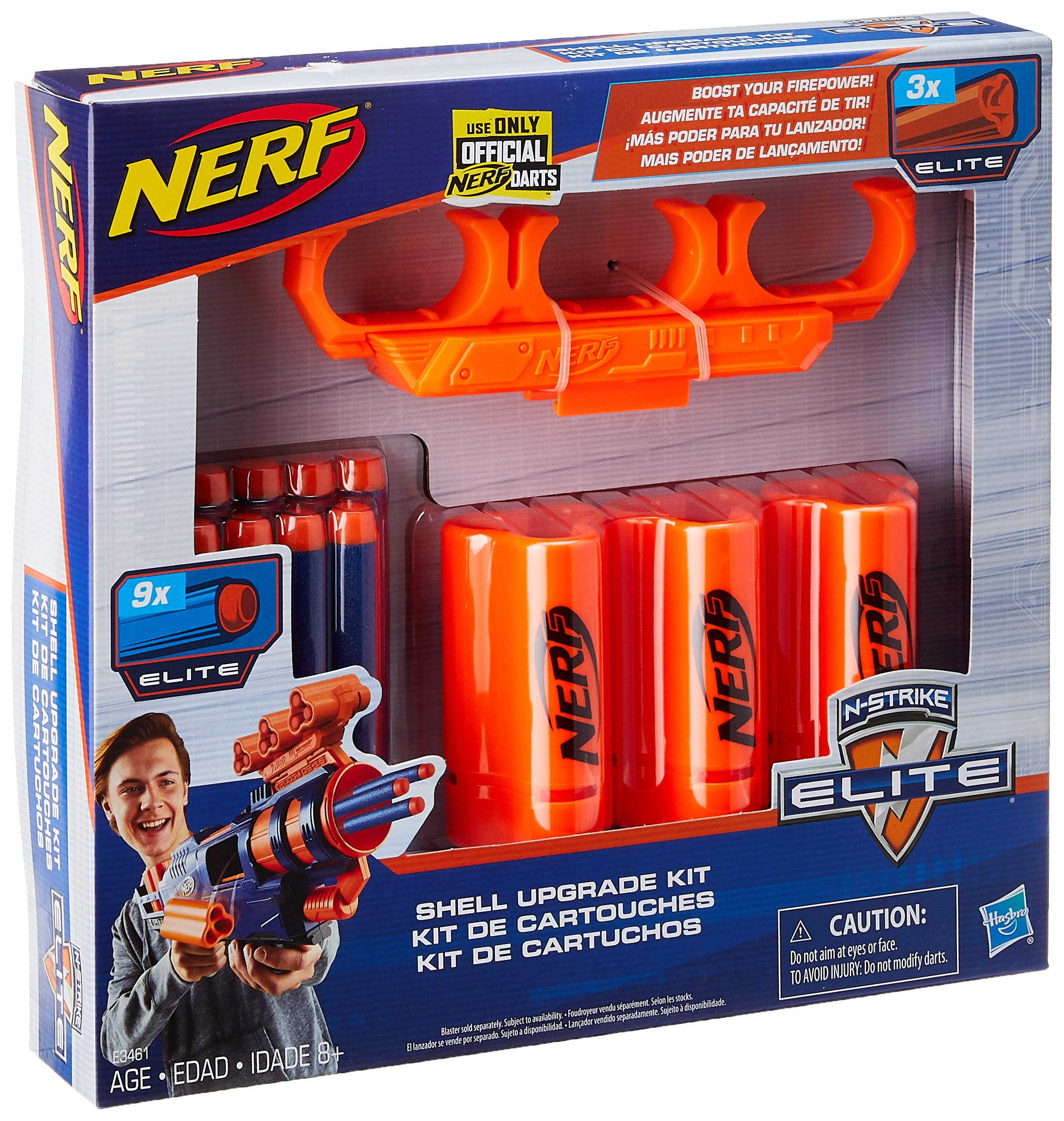 Amazon.co.jp: NERF Upgrade Kit: 3 Shells, 9 Darts, Shell Holder