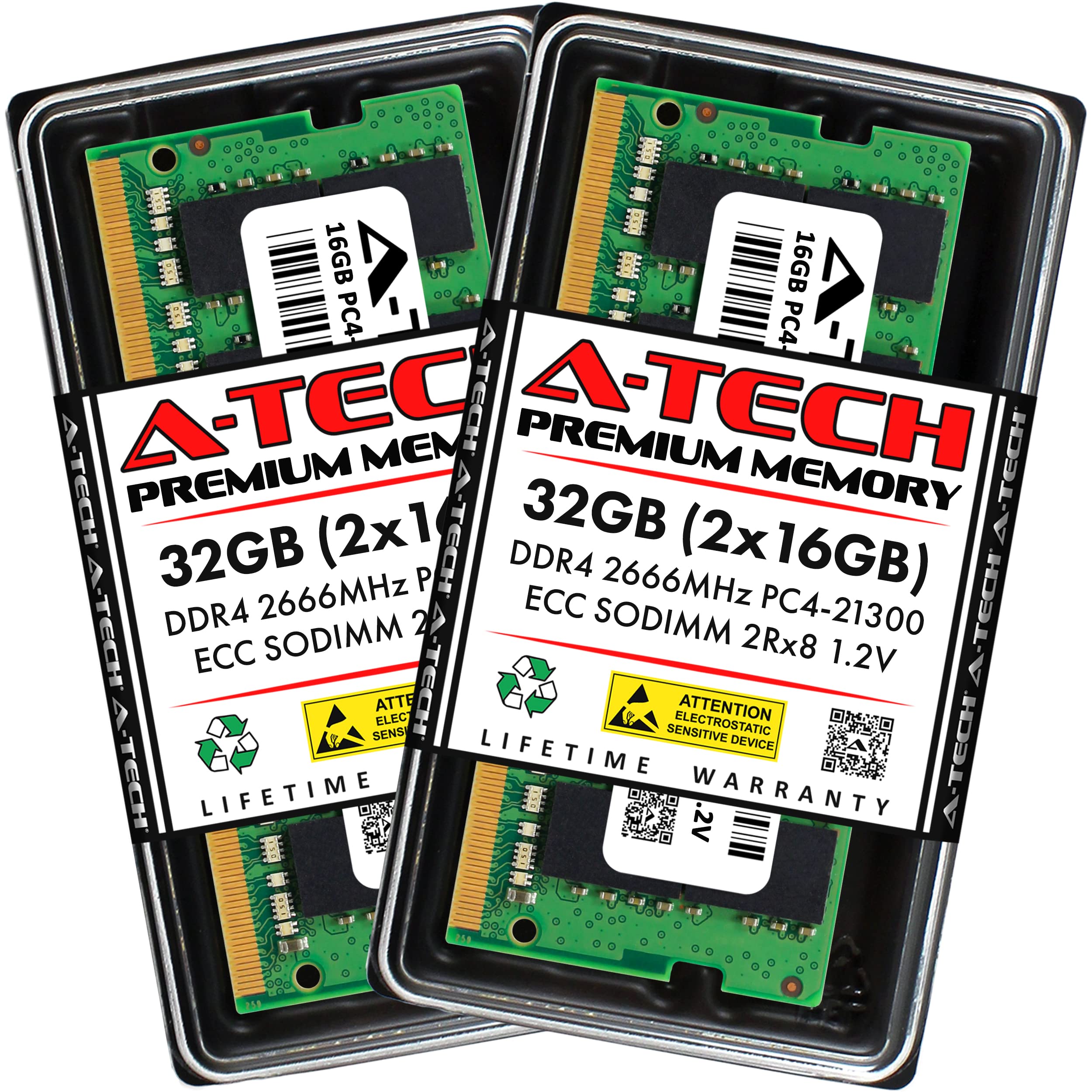 A-Tech 32GB Kit (2x16GB) RAM for Synology RackStation RS822+ NAS