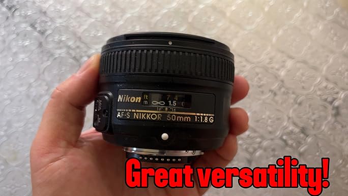 Amazon.com : Nikon AF-S FX NIKKOR 50mm f/1.8G Lens with Auto Focus