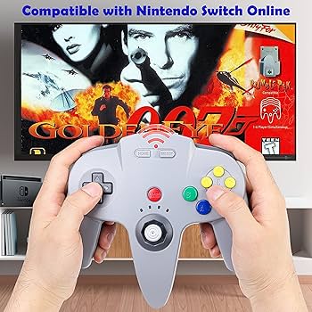 Amazon.com: 2.4 GHz Wireless N64 Switch Online Controller, USB