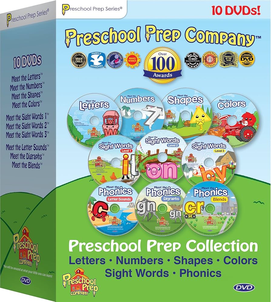 Amazon.co.jp: Preschool Prep Series Collection - 10 DVD Boxed Set