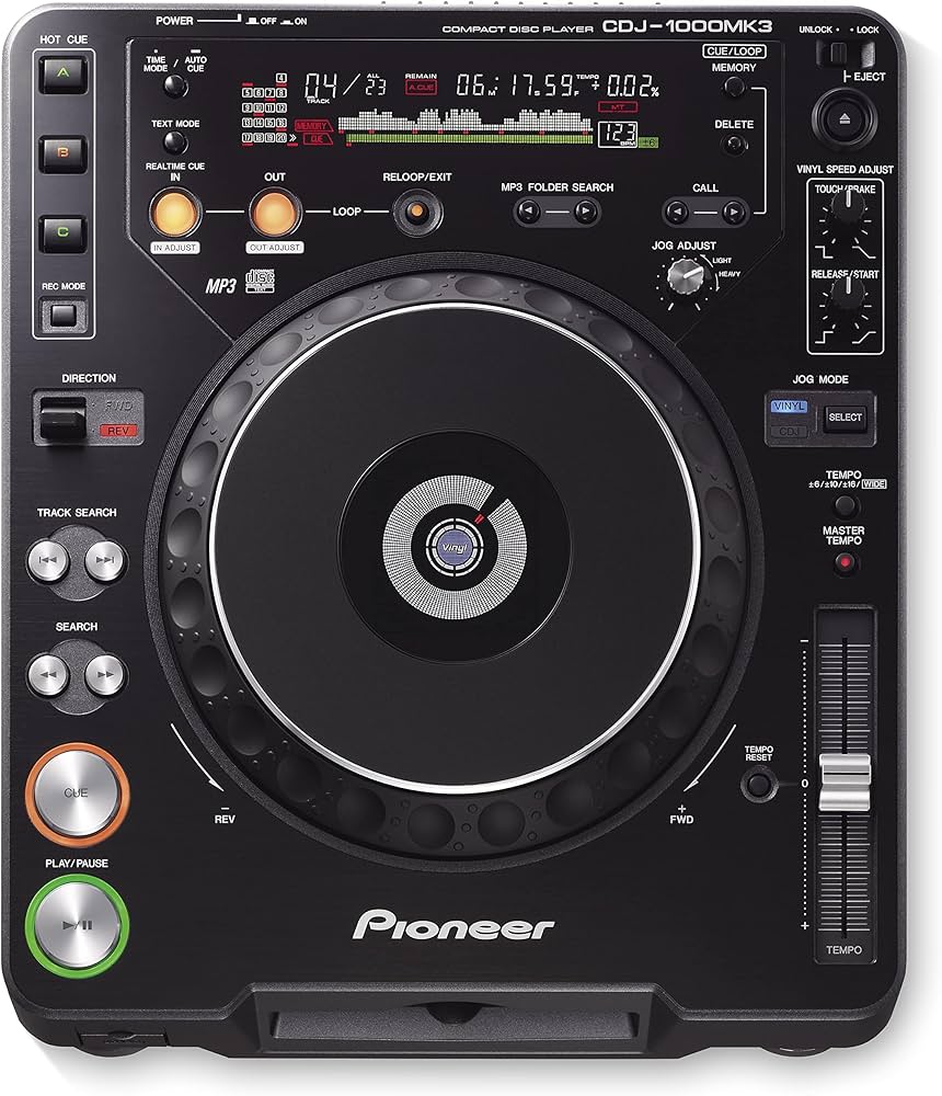 Amazon.com: Pioneer CDJ-1000MK3 Digital Vinyl Turntable : Musical