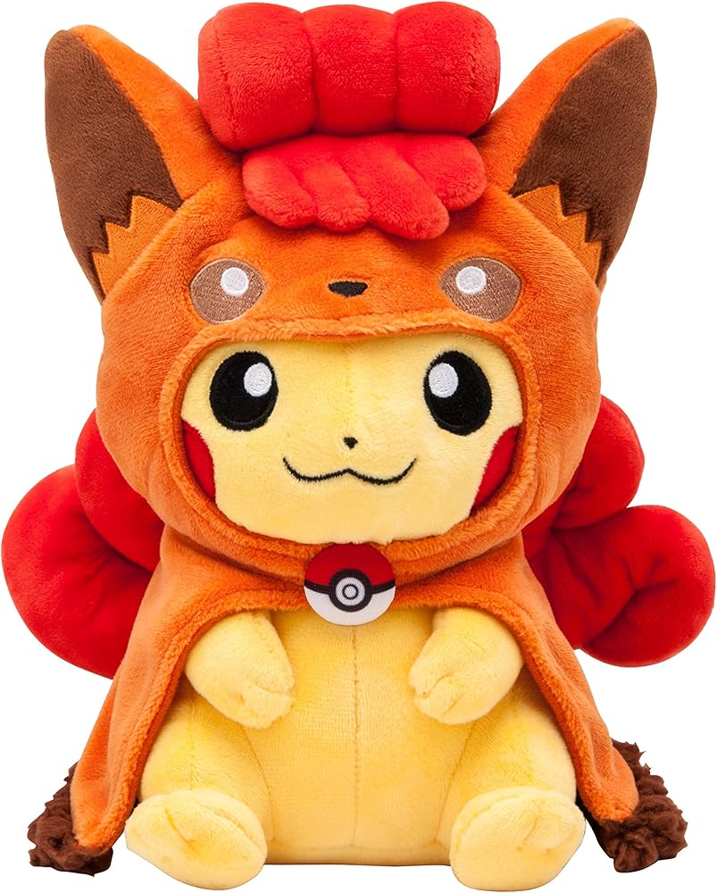 Amazon.co.jp: ポケモンセンターオリジナル ぬいぐるみ ロコンポンチョ