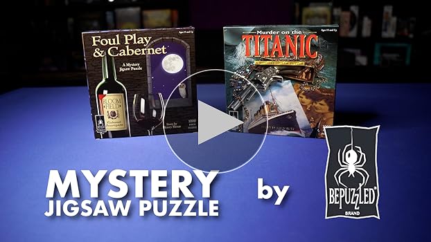 Amazon.com: Murder Mystery Party, Classic Mystery Jigsaw Puzzle