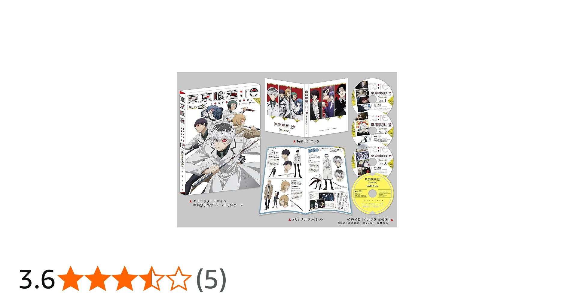 Amazon.co.jp: 東京喰種トーキョーグール:re Blu-ray BOX 【初回生産