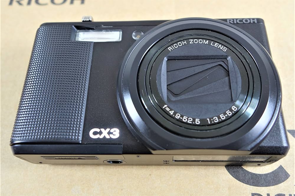 Amazon.co.jp: RICOH CX3 Digital Camera Black CX3BK : Electronics