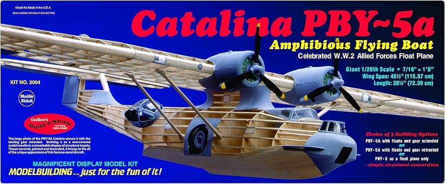 Guillow's PBY-5A Catalina Model Kit : Amazon.com.au: Toys & Games