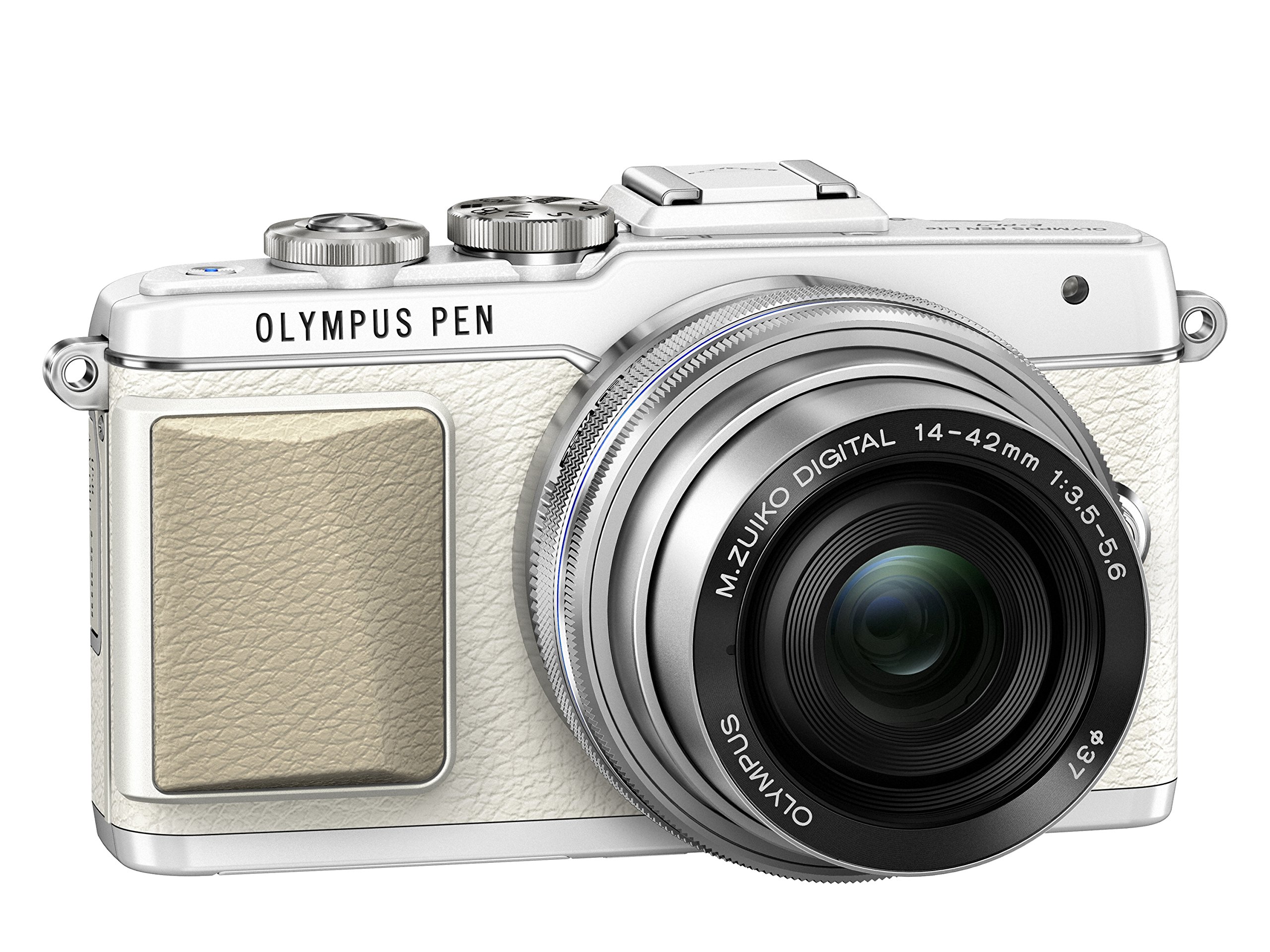 Amazon.com : Olympus PEN Lite E-PL7 (White) with 14-42mm F3.5-6.3