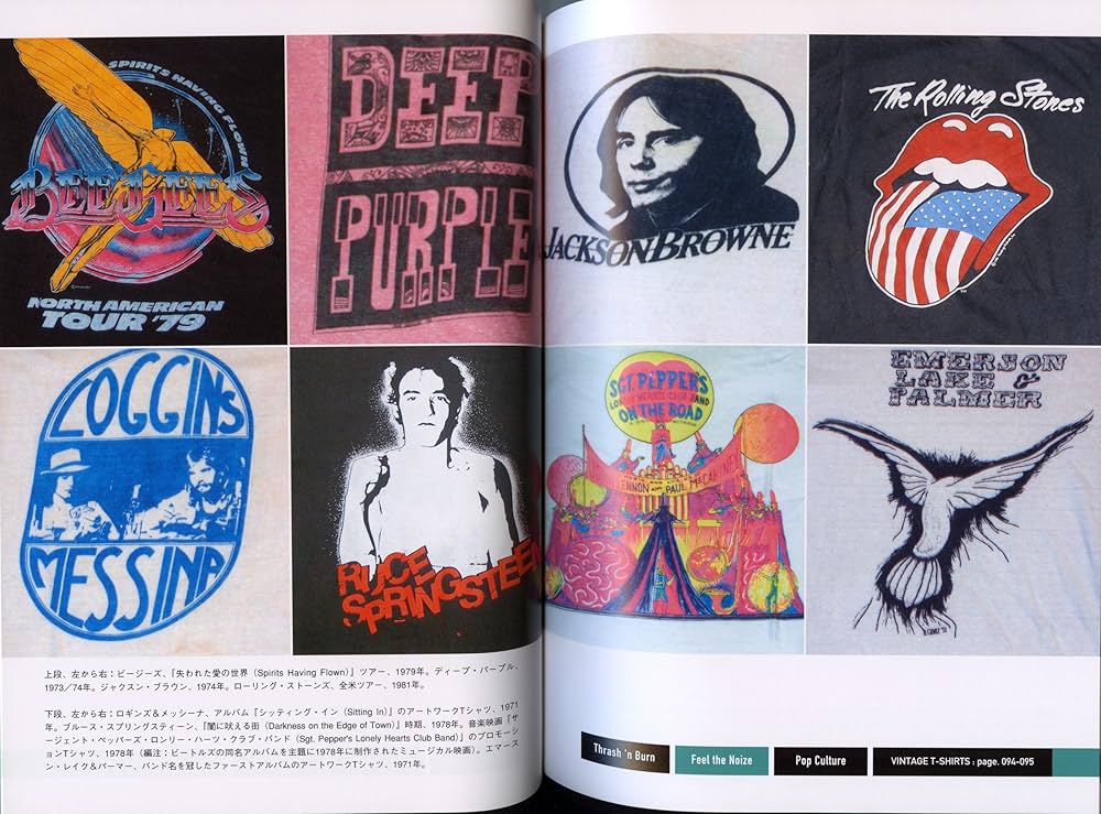 希少 洋書 アートオブバンドTシャツ コレクターブック 参考書 希少