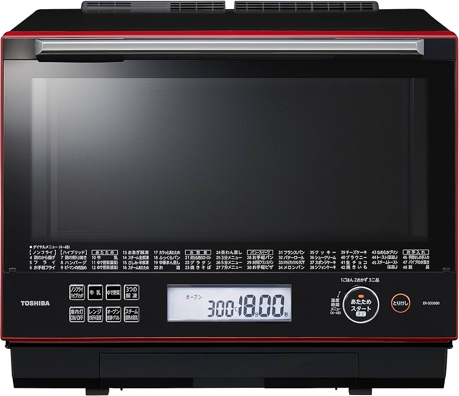 Amazon | 東芝 過熱水蒸気オーブンレンジ 30L 石窯ドーム 300℃ 2段調理