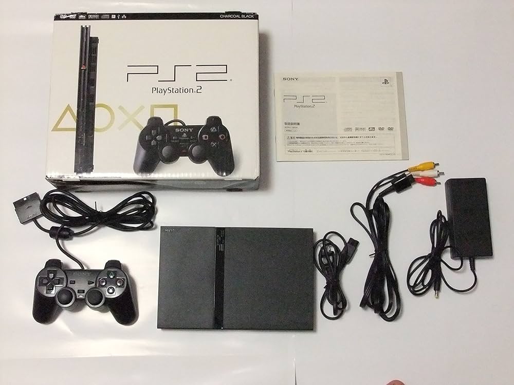 Amazon.com: Playstation 2 (SCPH-79000) Charcoal Black Console