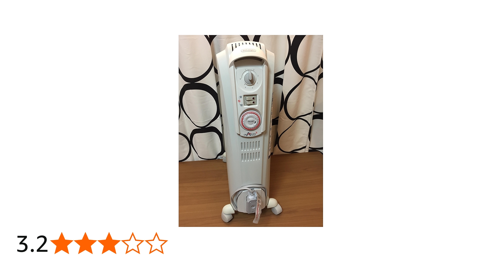 Amazon | DeLonghi オイル・ラジエターヒーター DRAGON 3 新X字型